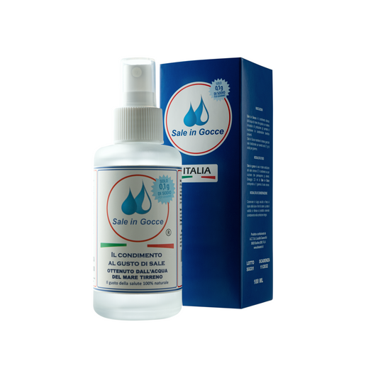 Sale in Gocce flacone spray vetro 100ml